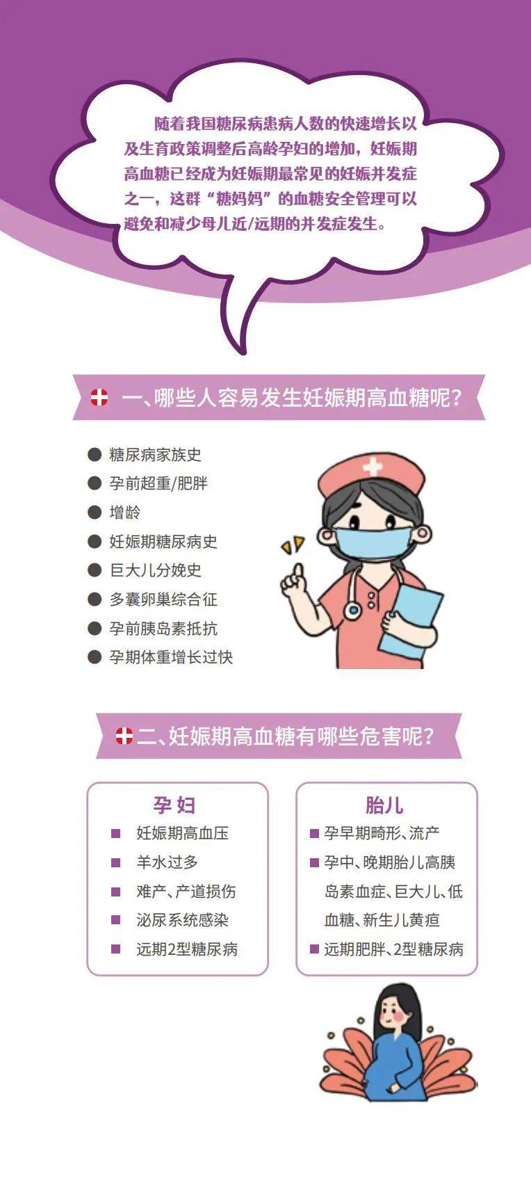【糖尿病护理】哪些人容易发生妊娠期糖尿病?孕期控糖怎么做?