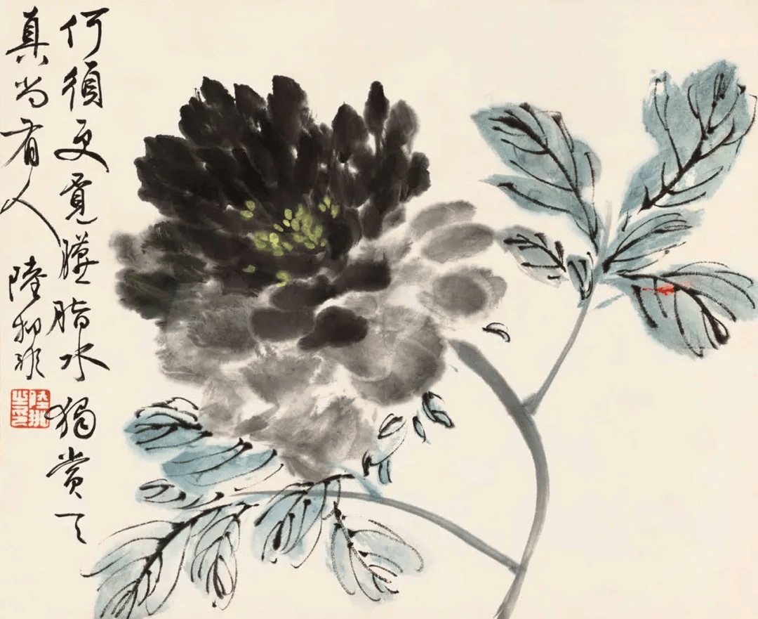 陸抑非 花鳥 陆抑非高清作品190幅，一次看个够！_花鸟画_花卉_牡丹