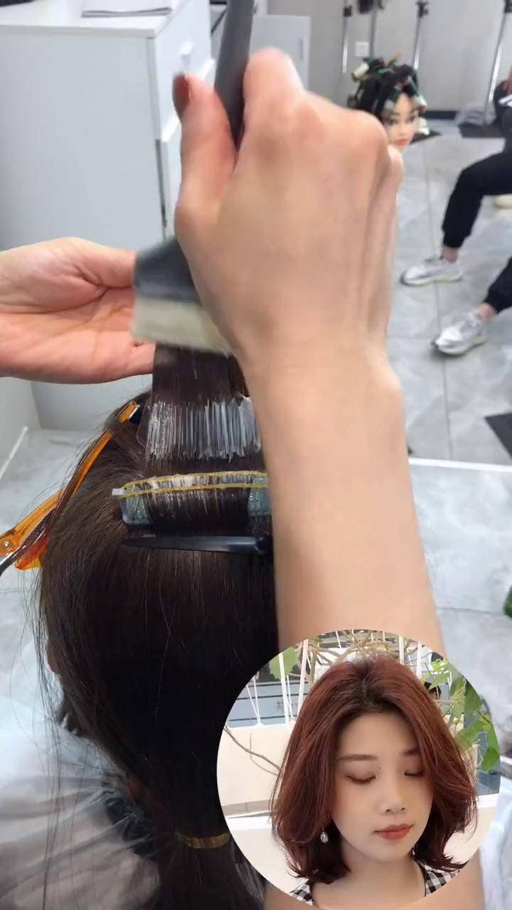 摩根烫教程 发根增高烫教程木节美发学院 木节网红烫发 木节发型研修