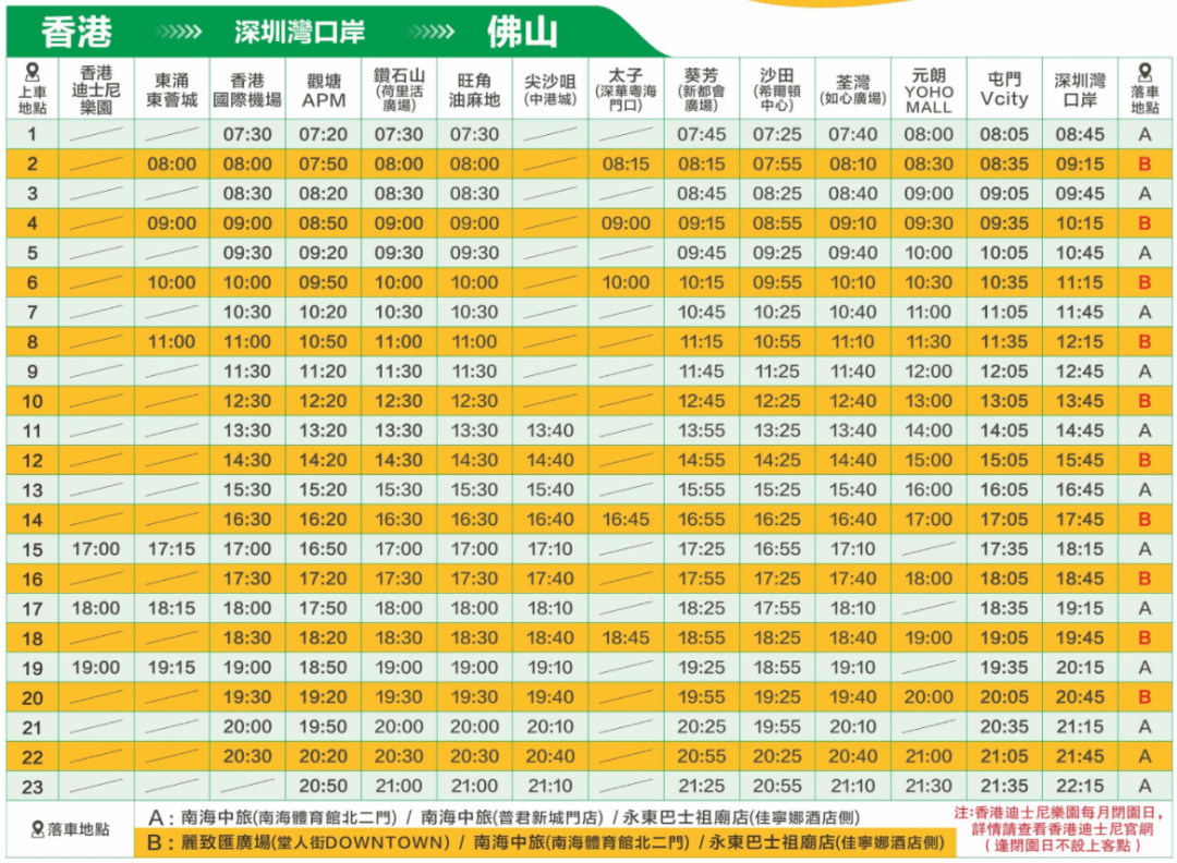 客车票价表图片