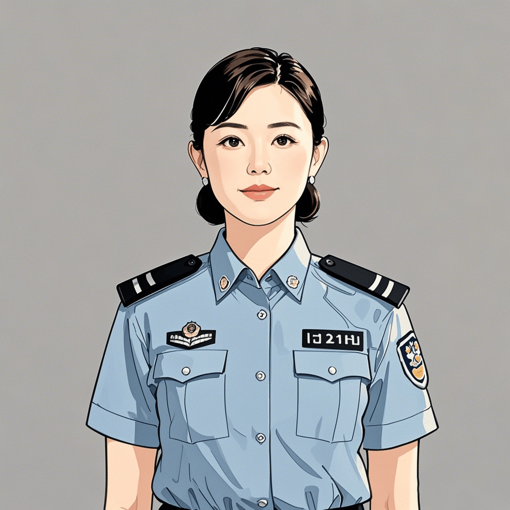 【职业头像】适合女警察用!