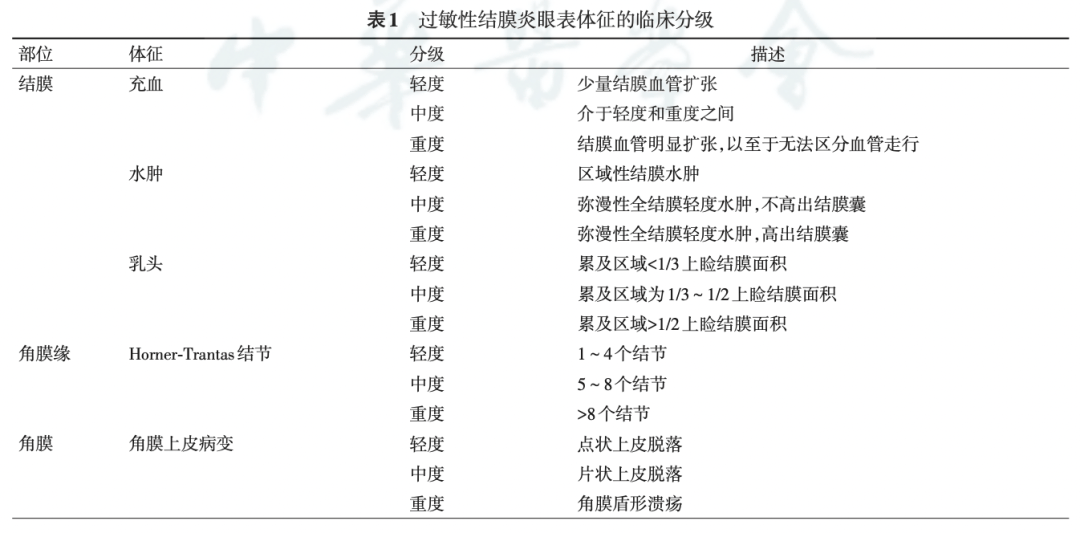 过敏性结膜炎诊断和治疗专家共识