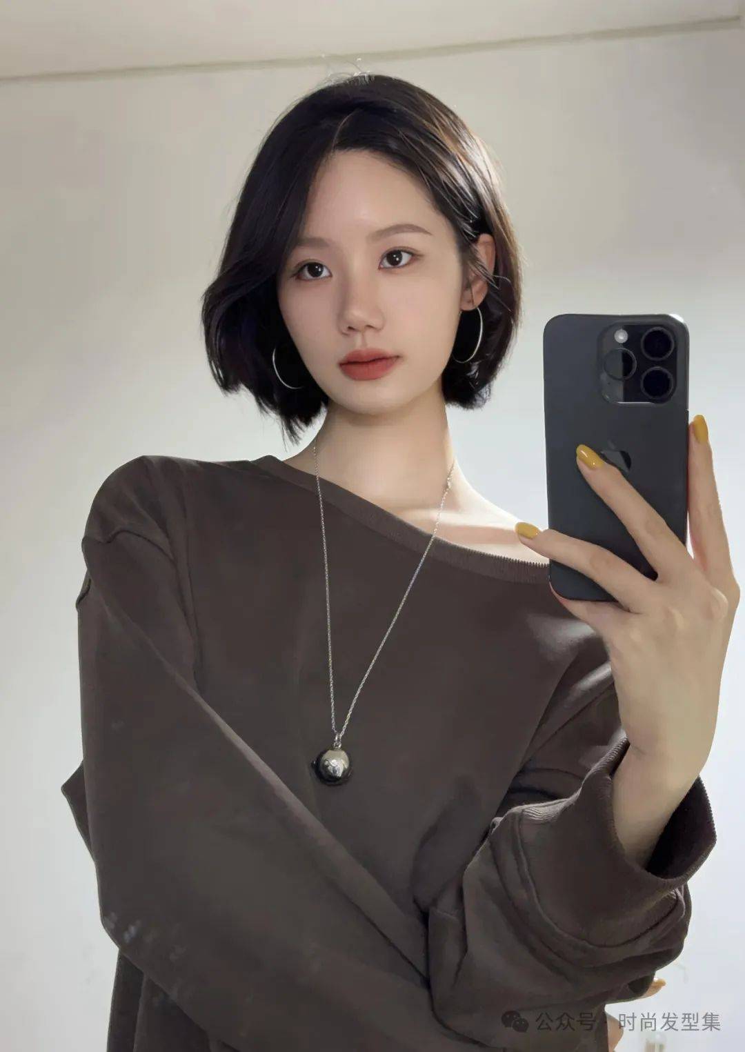 2024,10月"网红热短发.