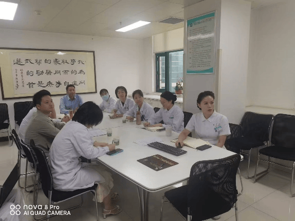 季度的护理工作质量进行了全面回顾和分析;医疗组贾丽莉医生针对彩超