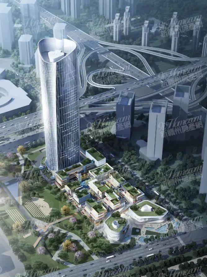 成为赣州国际商务中心和"江西千亿第一楼",以"共创,共享,共成长"三大