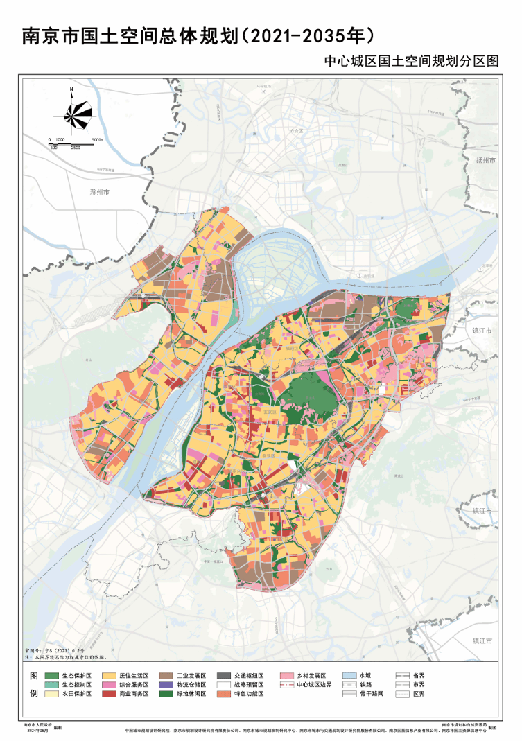 南京规划图最新版本图片
