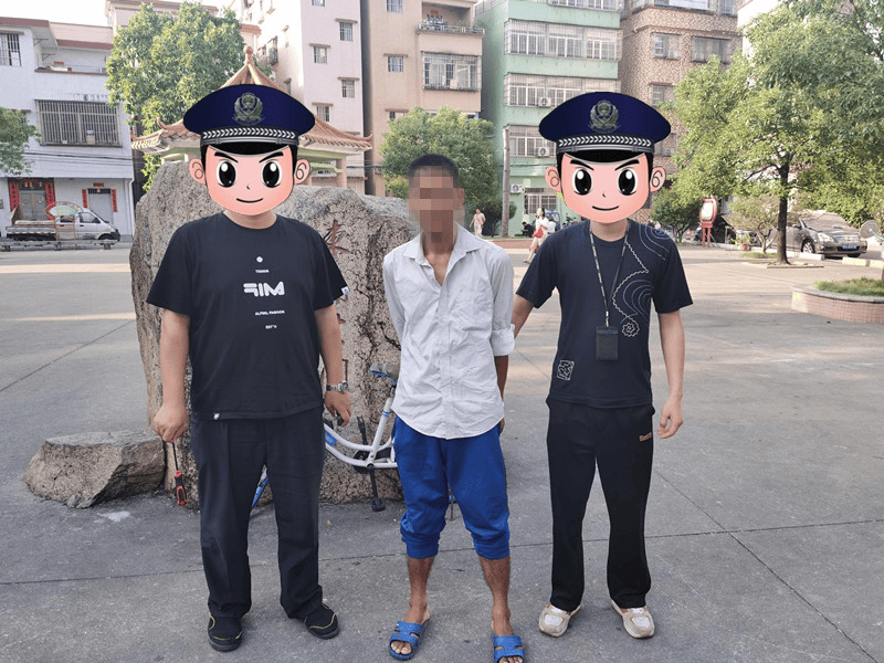 江门江海公安连破自行车盗窃案斩断一盗销链条