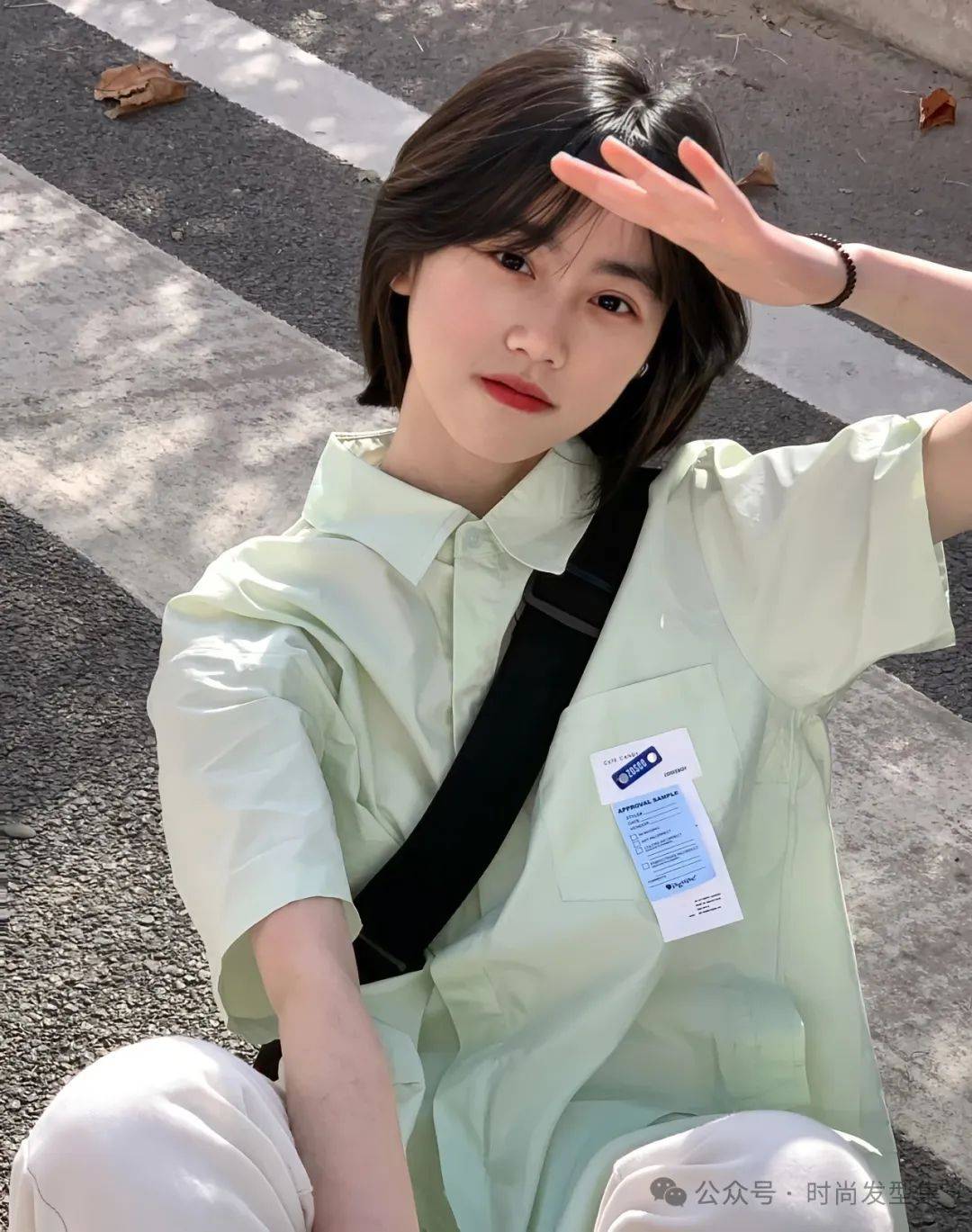 2024流行少年感短发肉肉的脸也好看