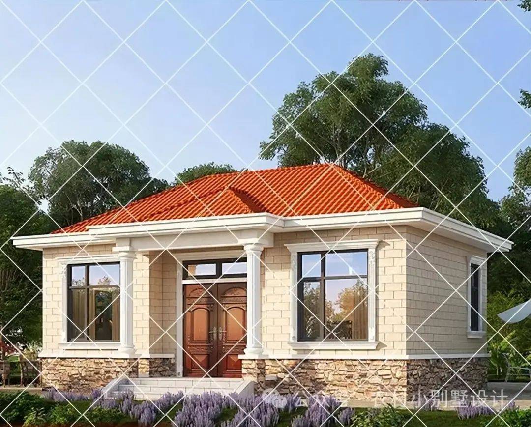 24款一层农村自建房小别墅,给父母安度晚年,荣享天伦之乐,收藏了回家