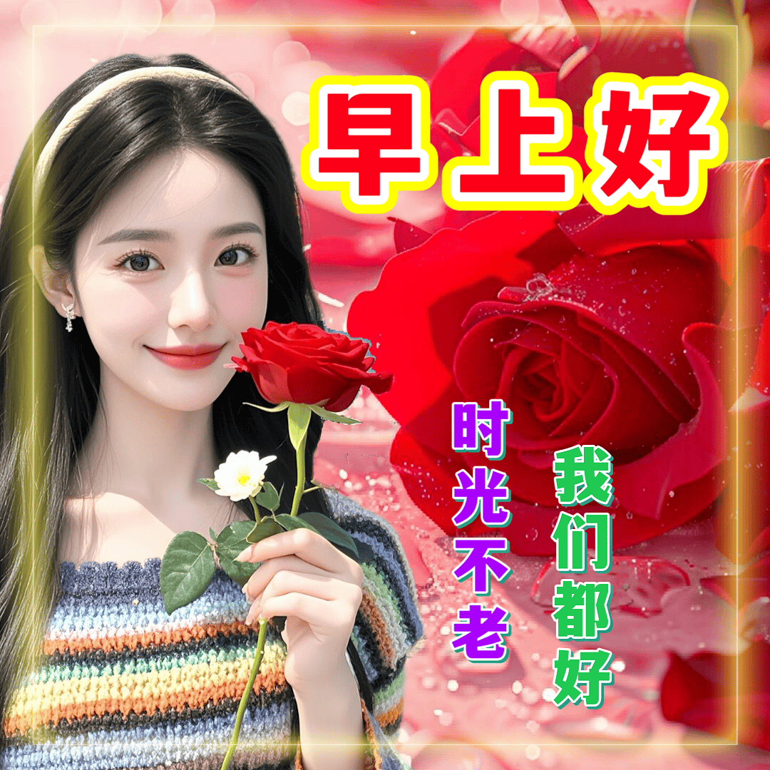 精选最新早安祝福语动态表情图片,群发早上好祝福表情图!