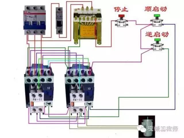 鳄鱼剪切机电气接线图图片