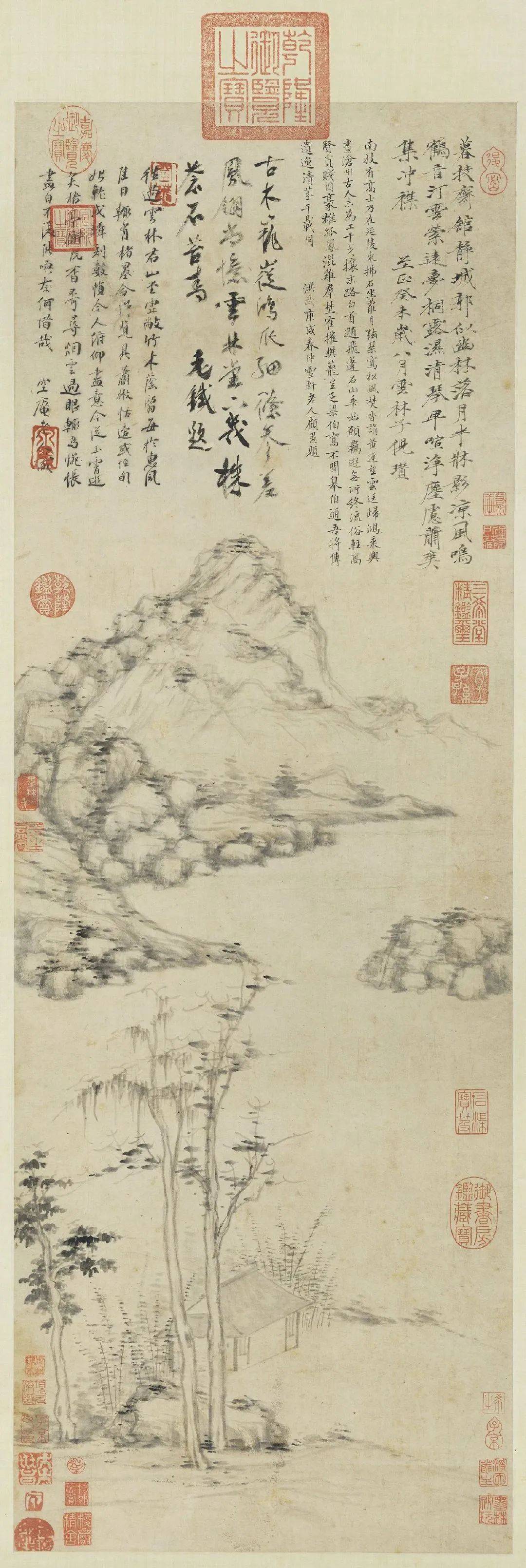倪瓒(1301-1374),元代画家,诗人,常州无锡梅里(今江苏无锡)人.