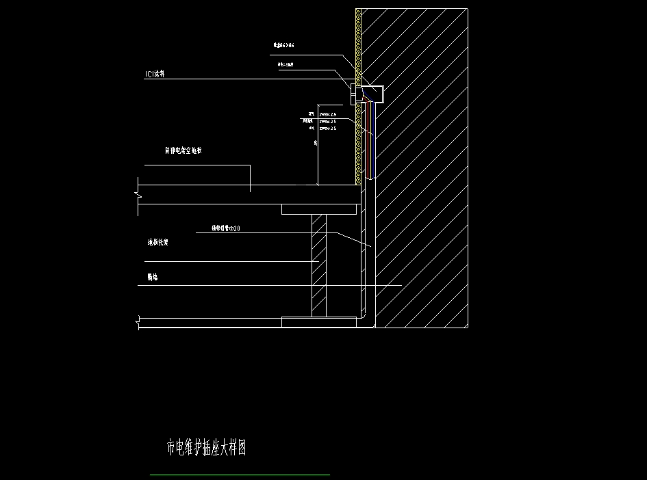 一些常用及通用的弱电系统安装大样图cad格式
