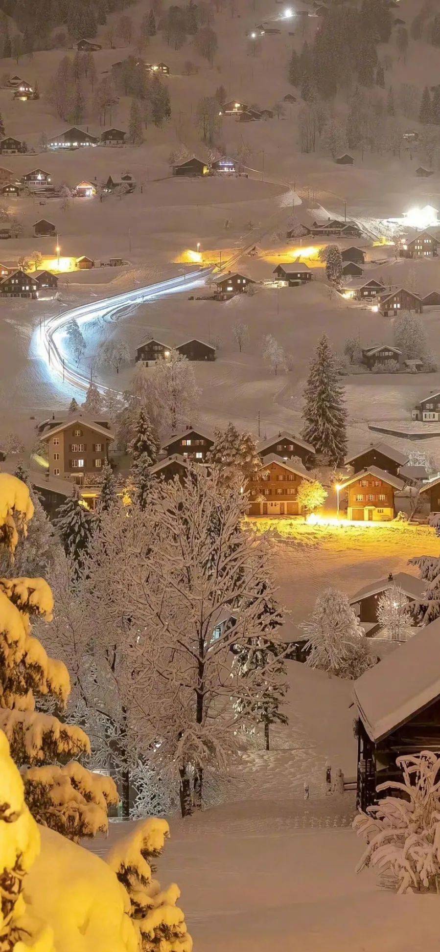 超有氛围感的下雪壁纸