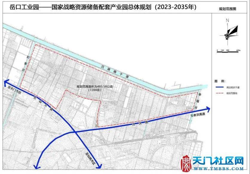 天门高新园规划图图片