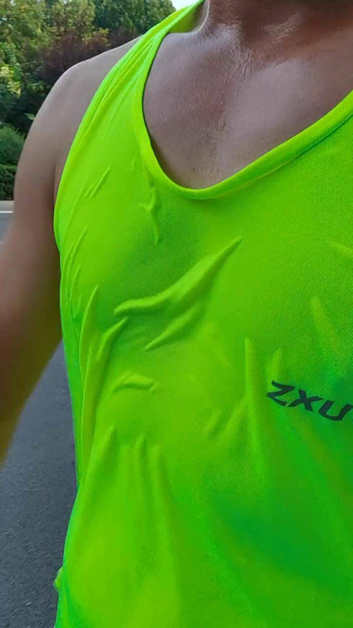 坚持跑步 大汗淋漓的感觉真好