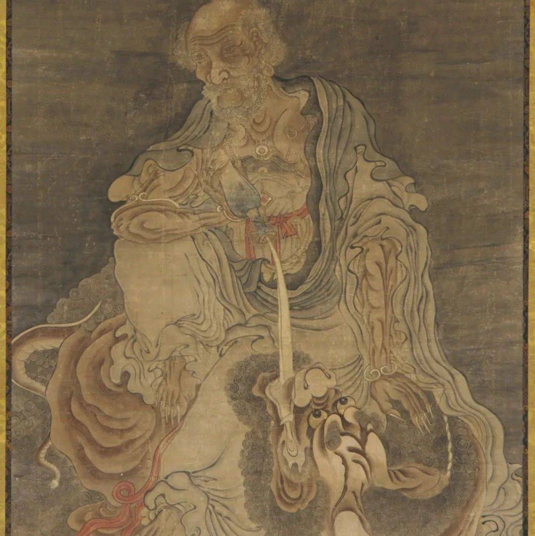 明代佛画:安禅制毒龙_中国_形象_弗利
