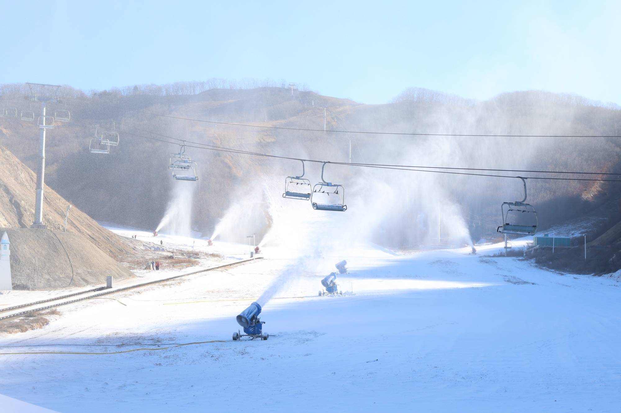 延边仙峰滑雪场图片