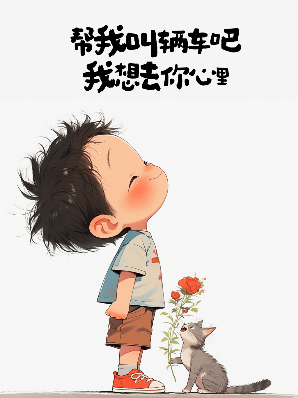 "我想你了,暧昧一点怎么说"