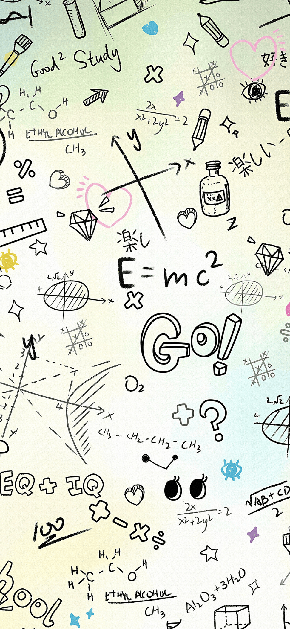数理化公式锁屏壁纸