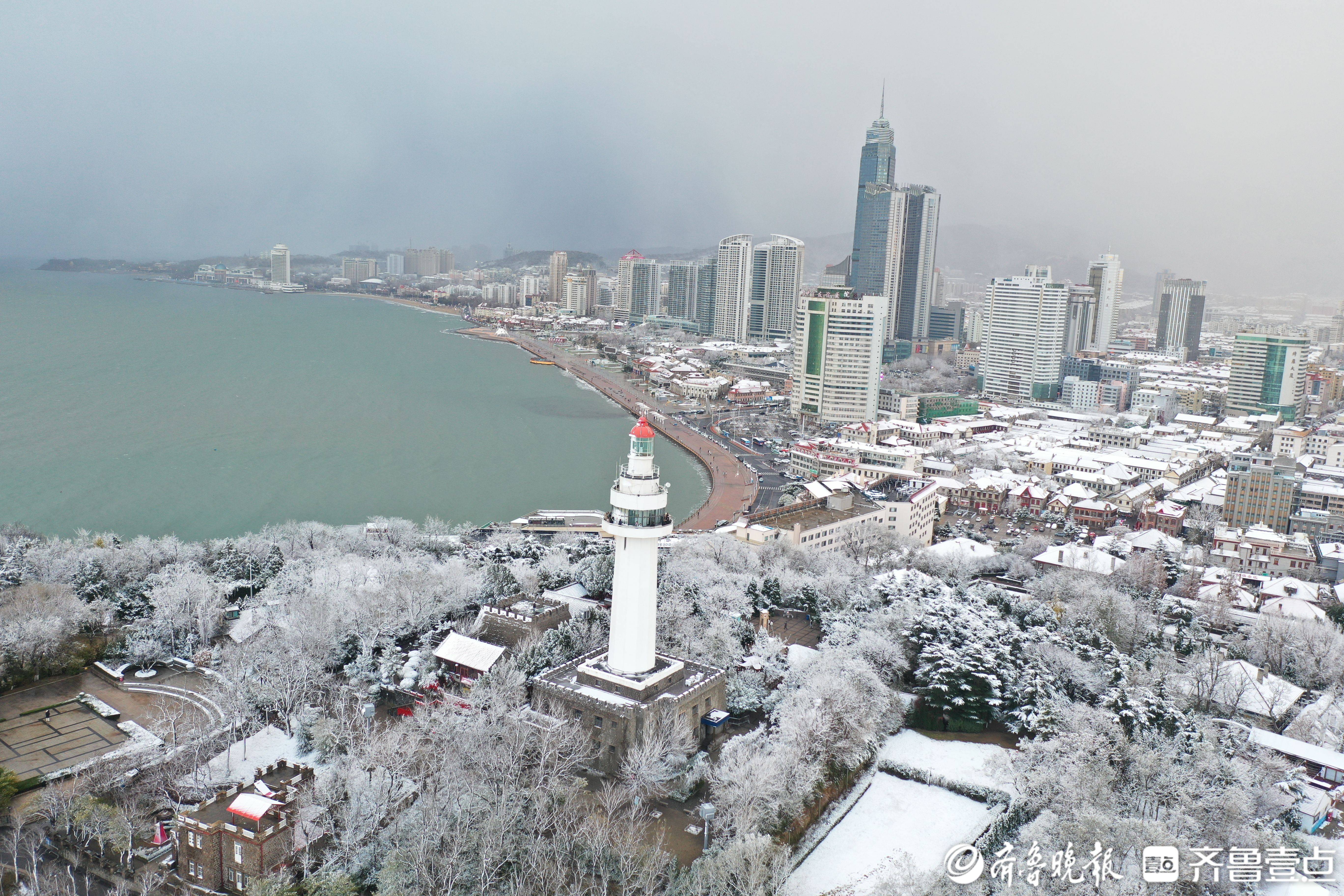 烟台山图片高清风景图片