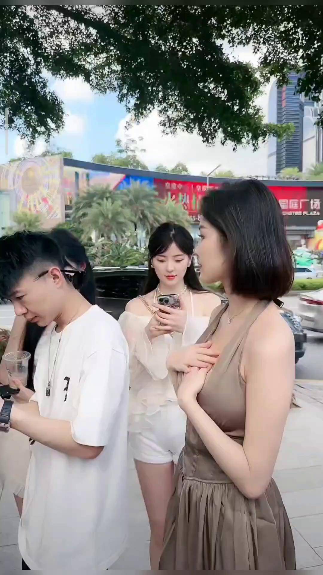 斌少 和美女们程儿 街拍 路人视角 搭讪美女