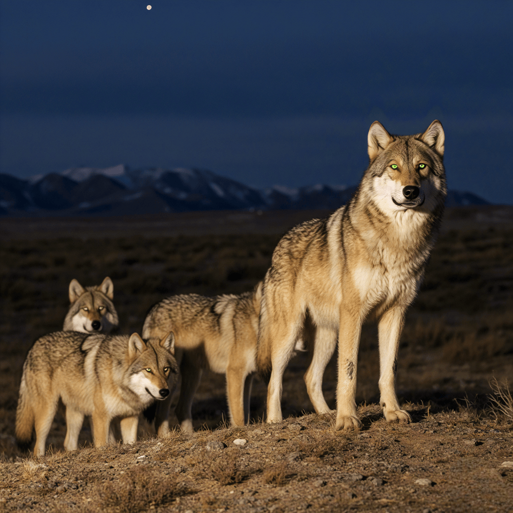 夜读 | 与狼对歌(这不是诗,是石油人遭遇狼群的真事)