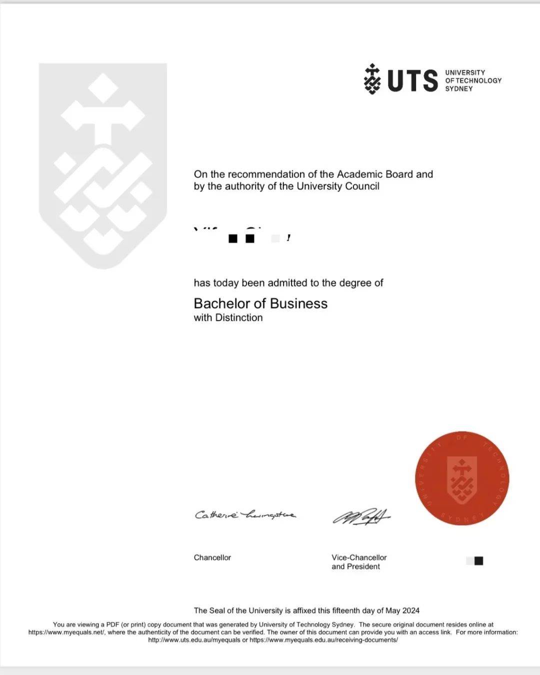 悉尼科技大学学士学位证书和学历学位认证证书上海大学悉尼工商学院