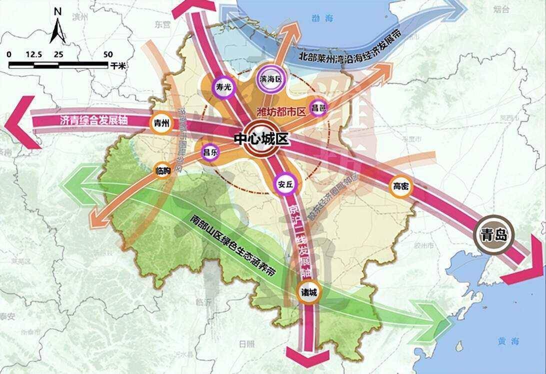 潍坊市地铁规划图图片