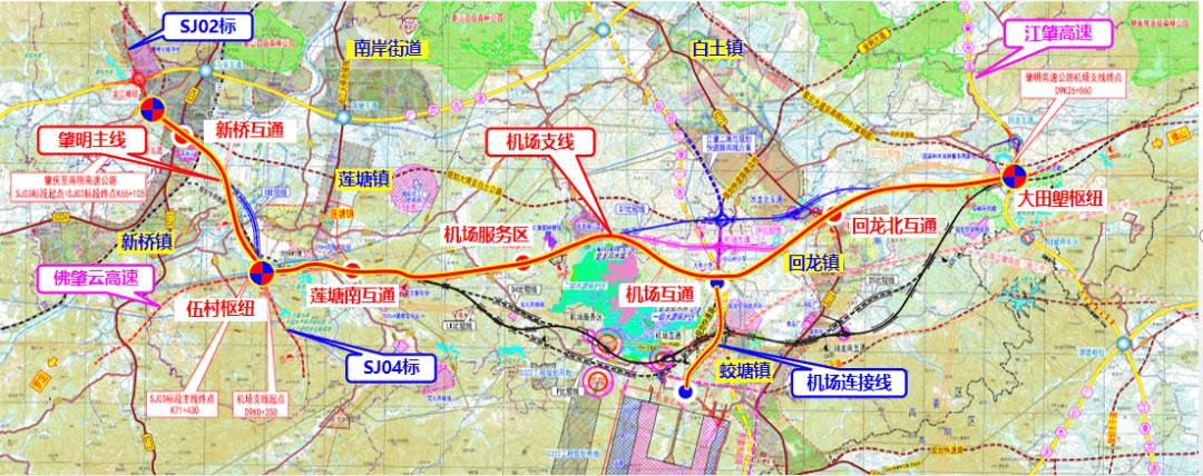 肇明高速线路图图片