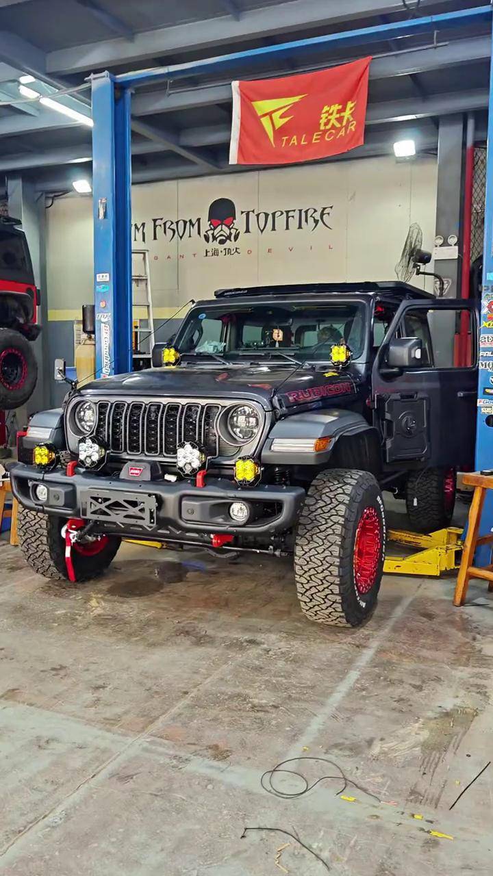 牧马人jl两门版升级效果非常奈斯jeep牧马人 越野改装 硬派越野 jeep