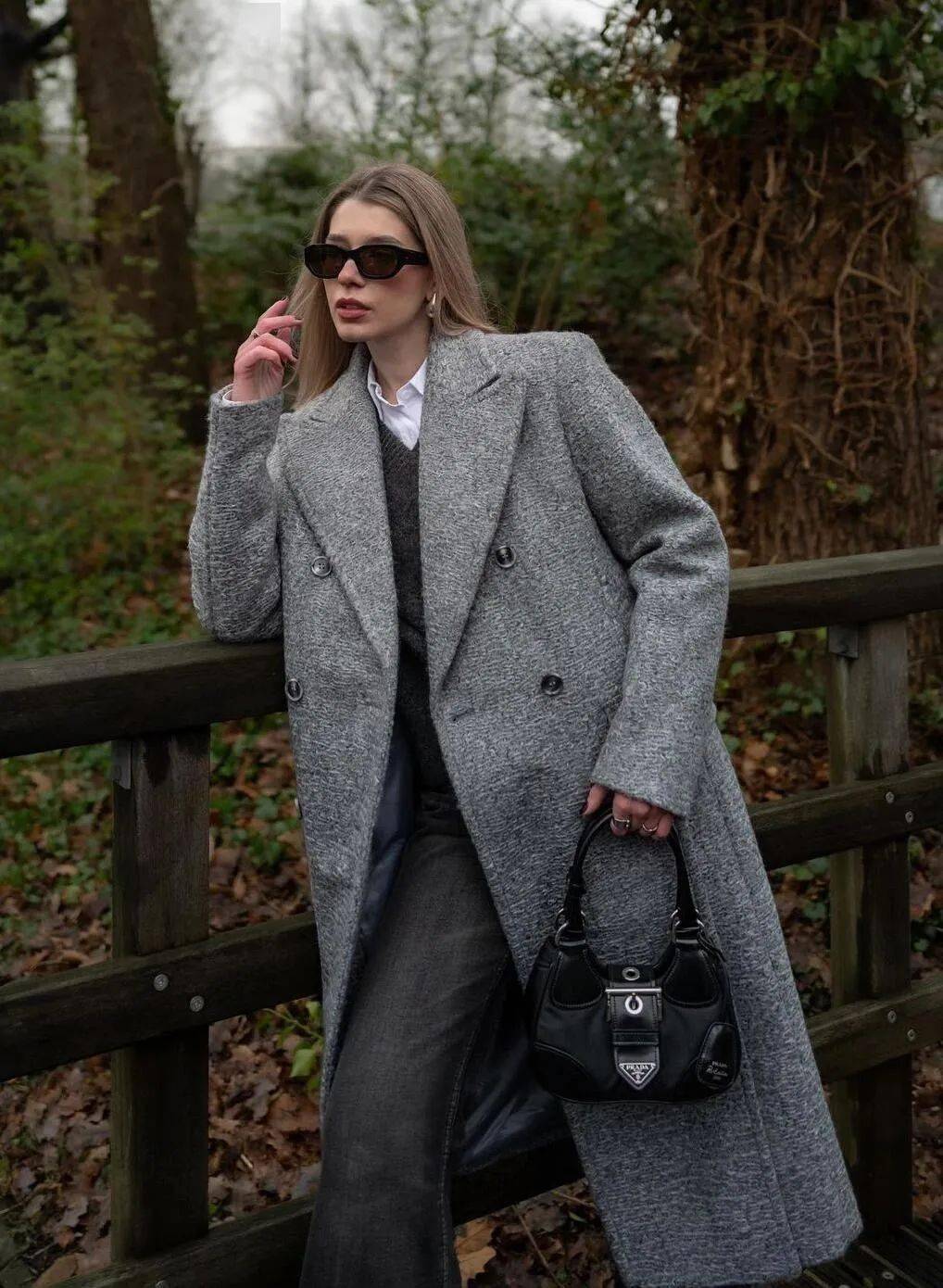 经典黑白灰穿搭,永不过时的高级