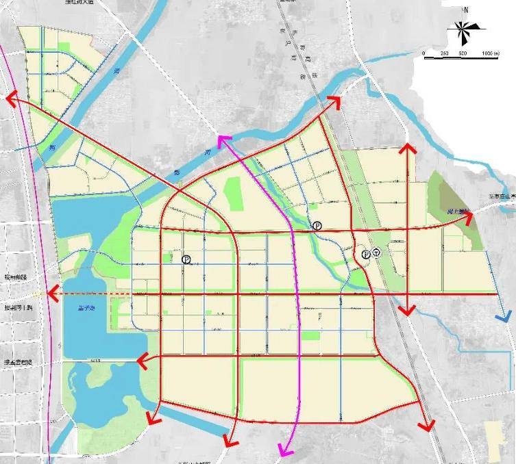 滕州:高铁新区,新建道路开始招标._河东_规划_大道