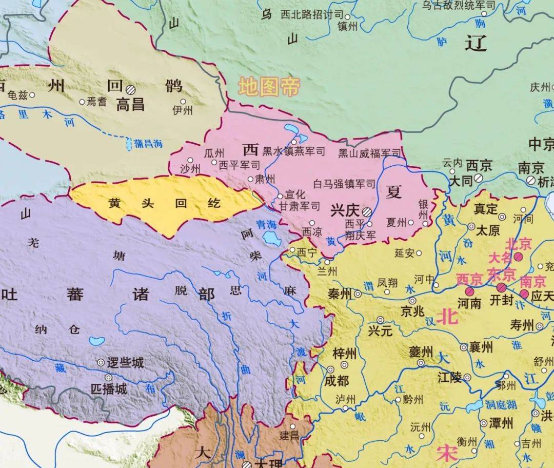 金-南宋-西夏建立金朝的女真,古称肃慎,唐朝时称为靺鞨,五代时臣属于