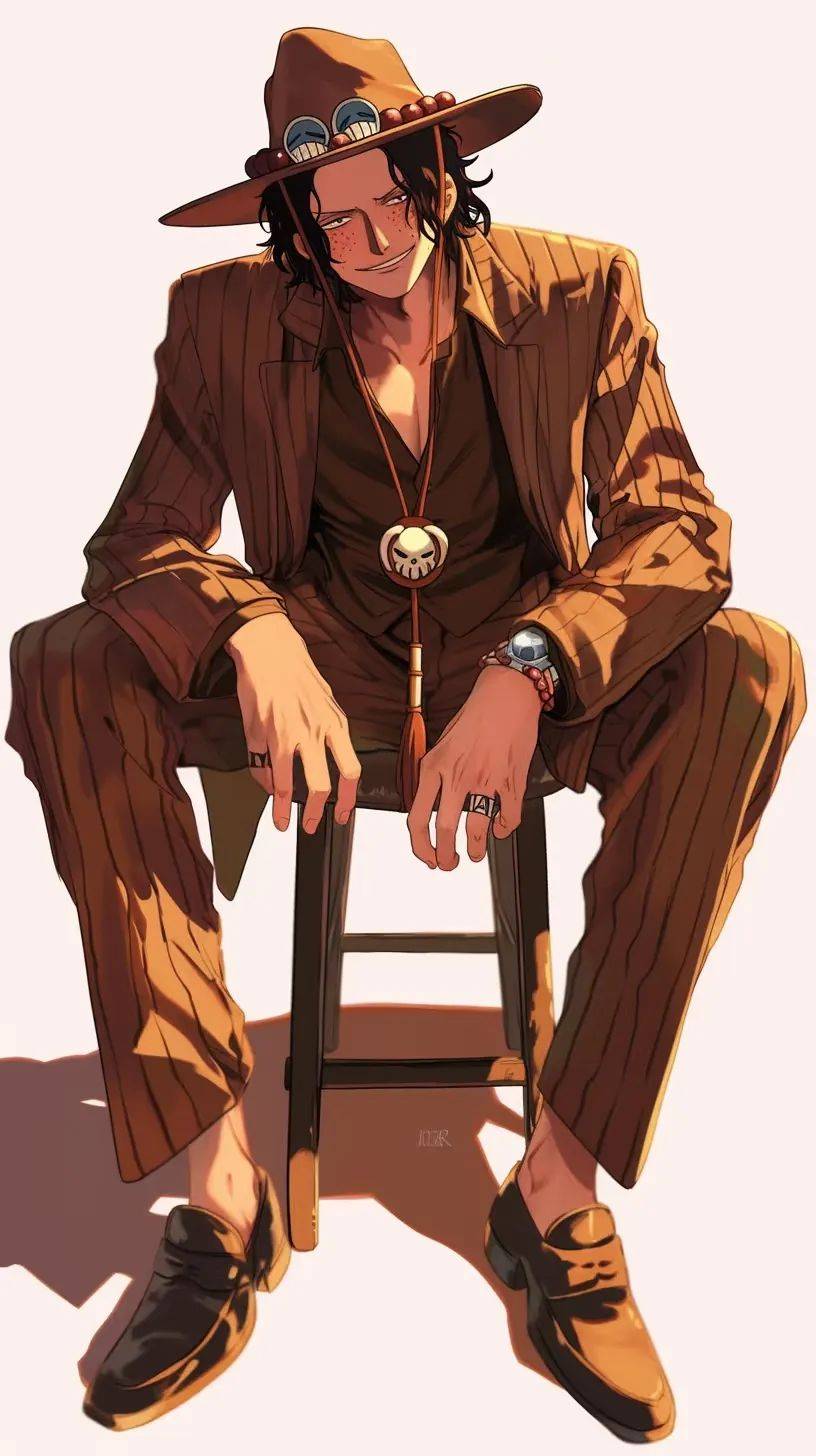 海贼王穿西装太帅了吧!