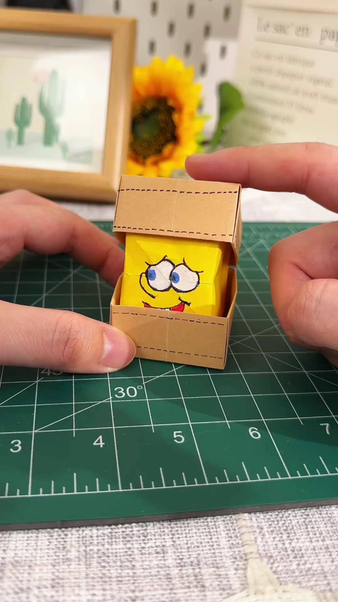 用纸做个好玩又可爱的解压玩具,敲一敲,很解压手工diy 解压 折纸