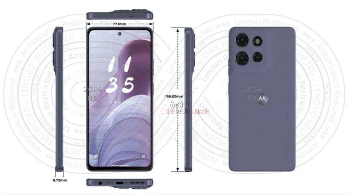 2025 款摩托罗拉 Moto G Power 手机渲染图曝光：15W 无线充电