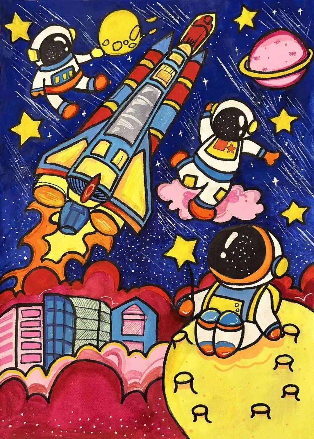 童心筑梦丹青溢彩荆州市群众艺术馆迎新年少儿书画优秀作品线上展