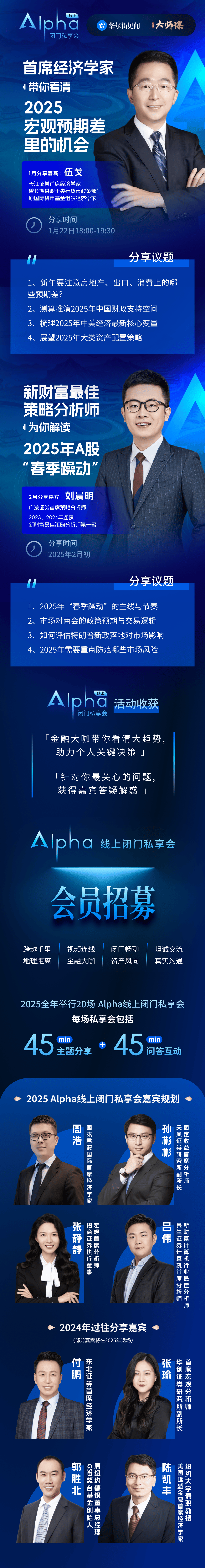 首席经济学家展望2025宏观预期差!新财富最佳策略分析师刘晨明前瞻A股“春季躁动”_Alpha_伍戈_逻辑