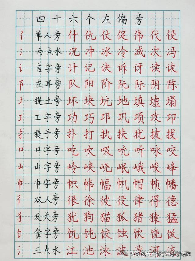 ,总该能写好字了吧?