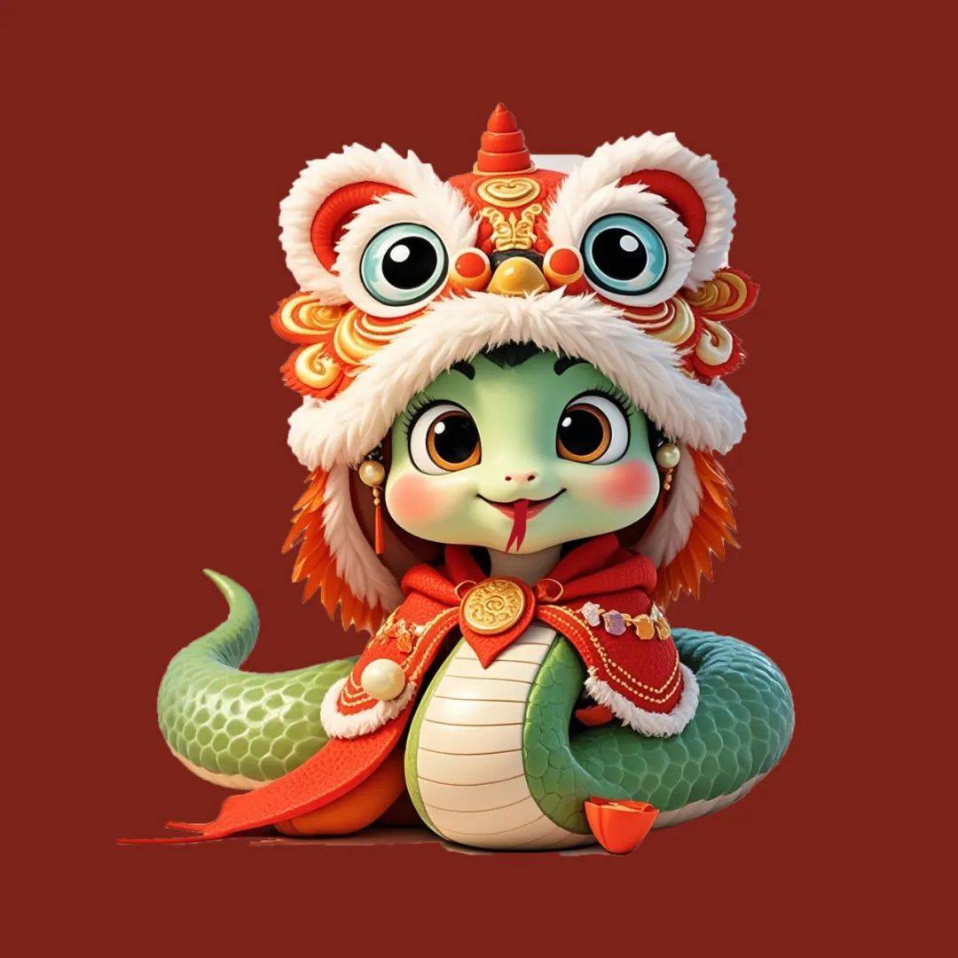 2025可爱卡通蛇宝宝头像