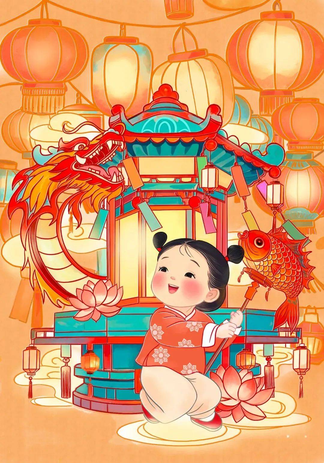赏年画 过大年丨"新生活·新风尚·新年画"优秀年画作品展示,一起来