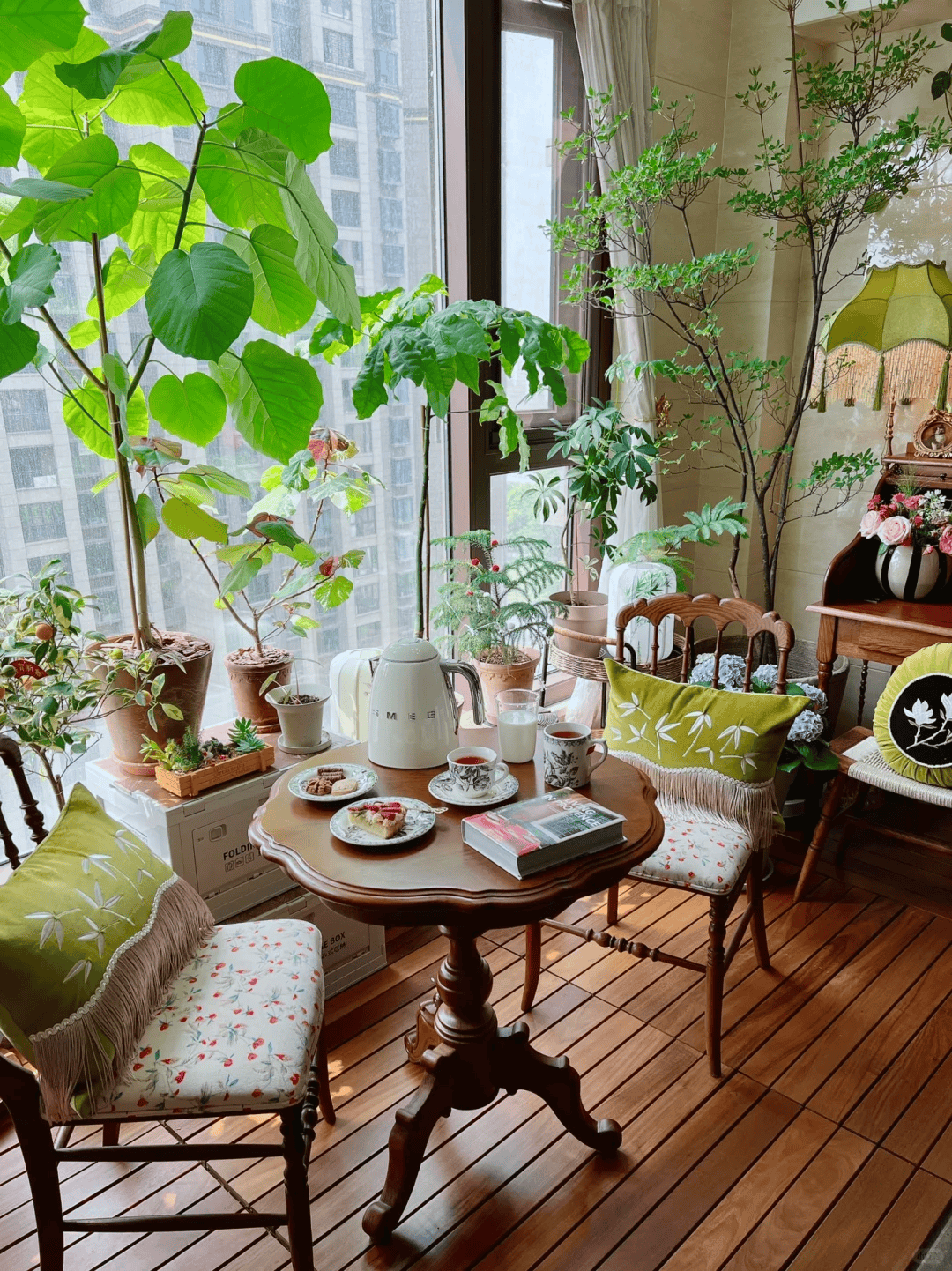 阳台布置成这样,你还想外出吗?