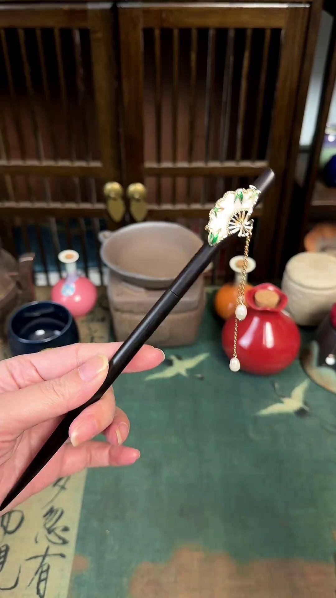 大家不喜欢拧开的藏剑簪,可以看看直拔款,一拔即开. 发簪 簪娘