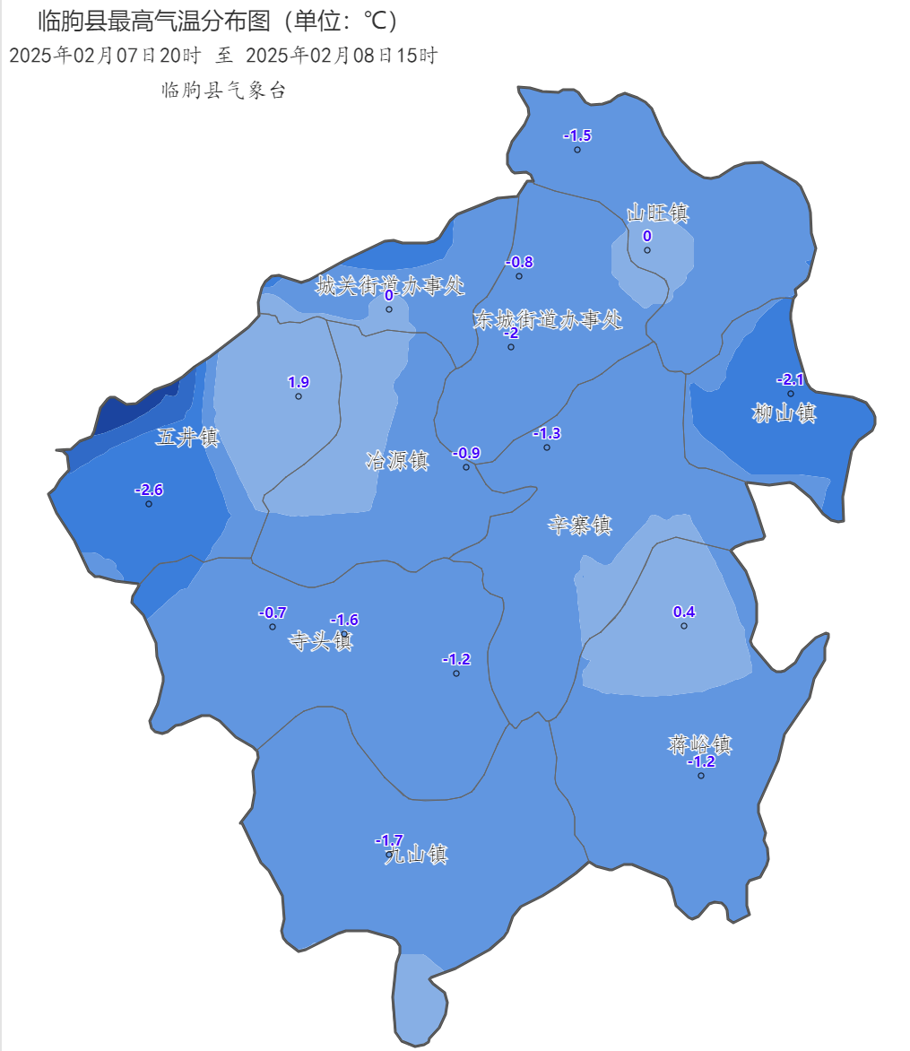 出现在石家河站点最低气温