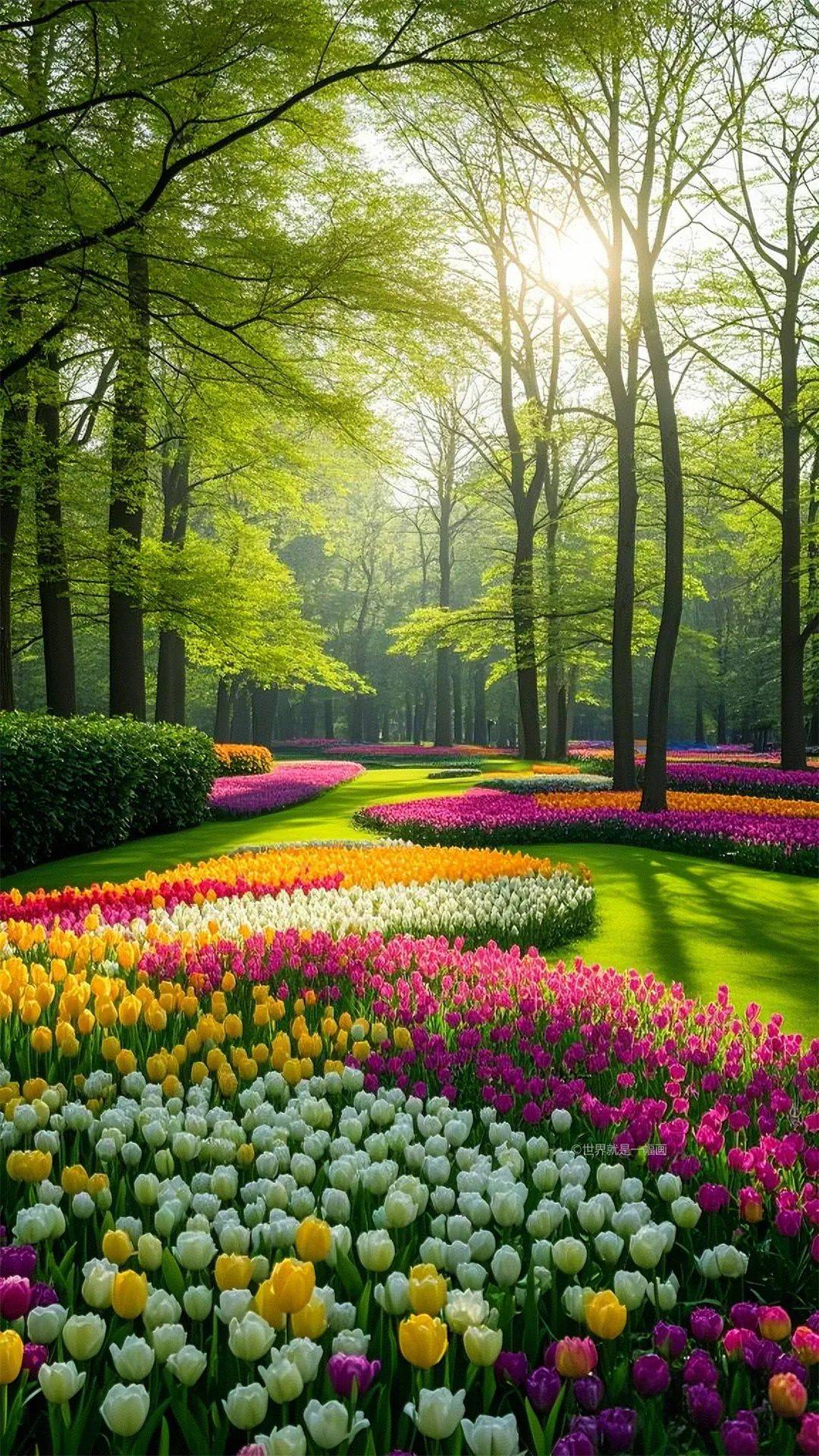 风过花田,绘一卷流动的春色