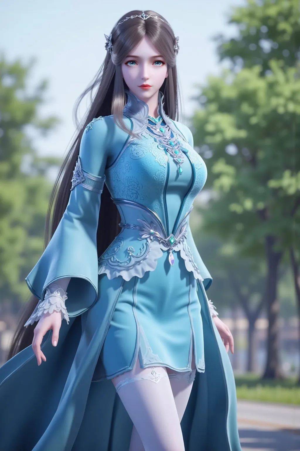 斗罗大陆:宁荣荣精美壁纸来了,丰臀玉足,第六张别错过