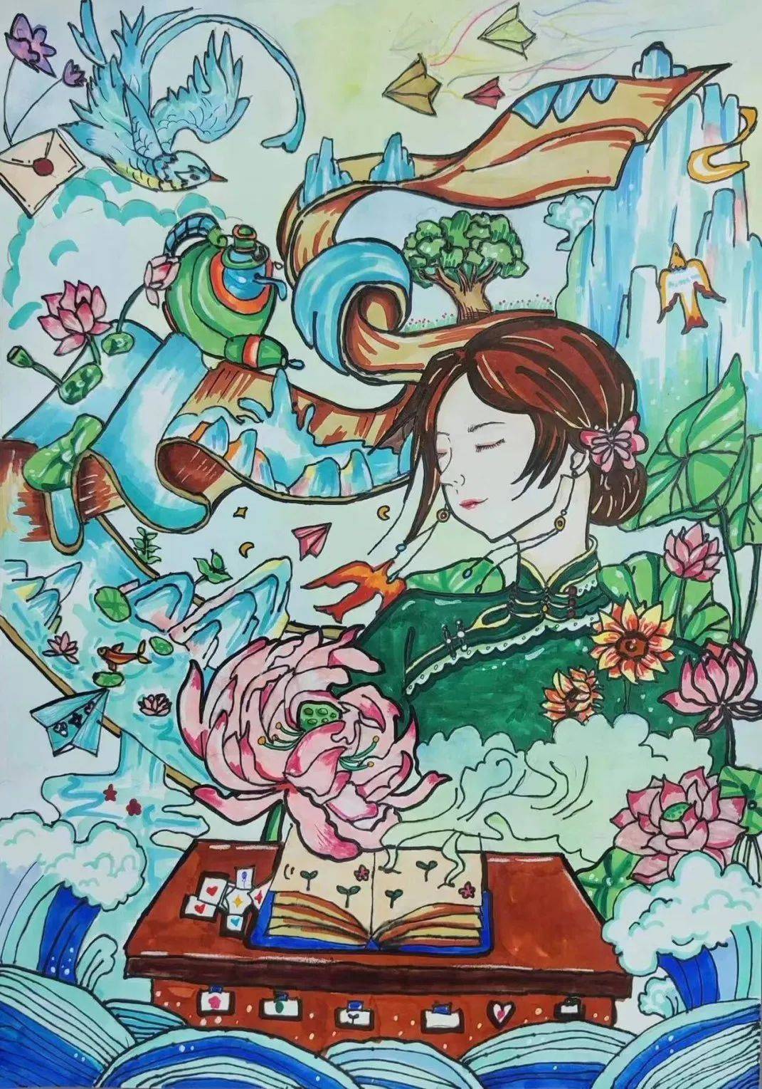 画出心中最美的老师:特殊学生绘画主题作品征集
