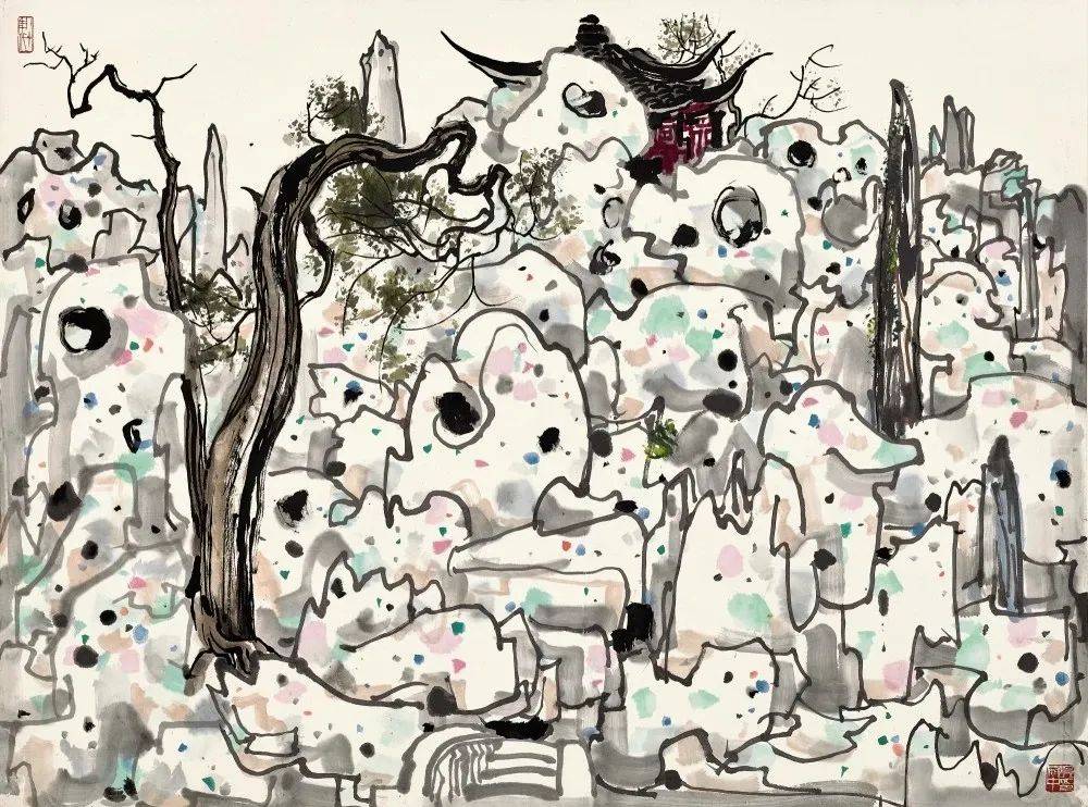 艺术家吴冠中画作品鉴