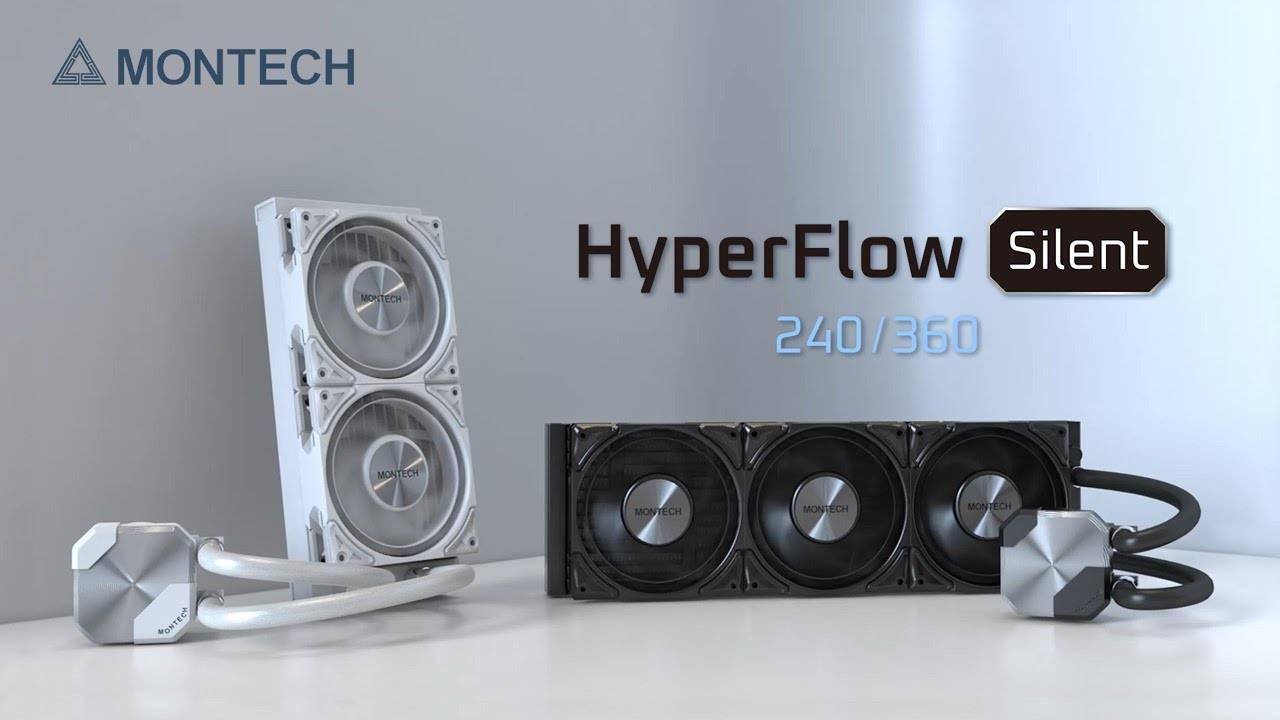 无光静音，MONTECH 推出 HyperFlow Silent 系列一体式水冷散热器